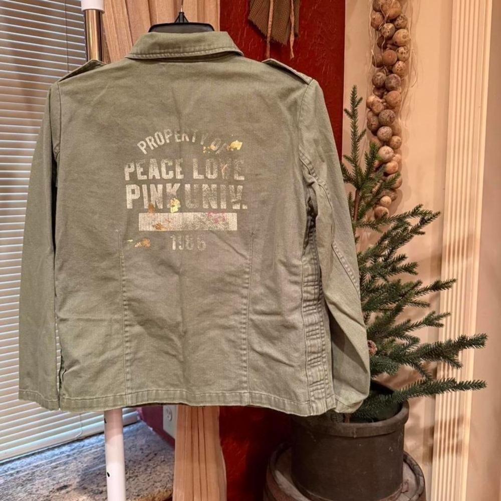 VS PINK Military Babe Jacket.